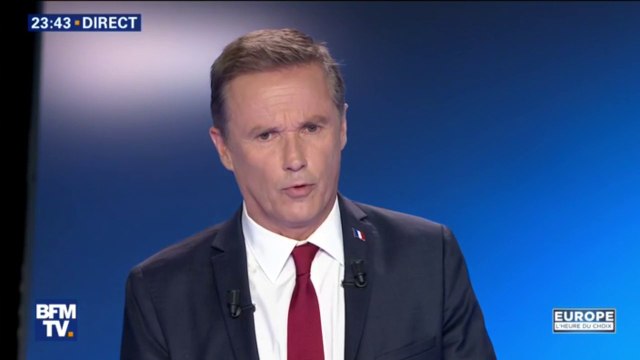 Des jeunes fiers d’être Français et heureux d'être européens pour Nicolas Dupont-Aignan