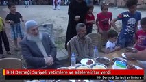 İHH Derneği Suriyeli yetimlere ve ailelere iftar verdi