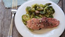 How to Make One-Pan Roasted Salmon & Brussels Sprouts