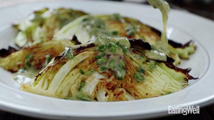 How to Make Roasted Cabbage with Chive-Mustard Vinaigrette