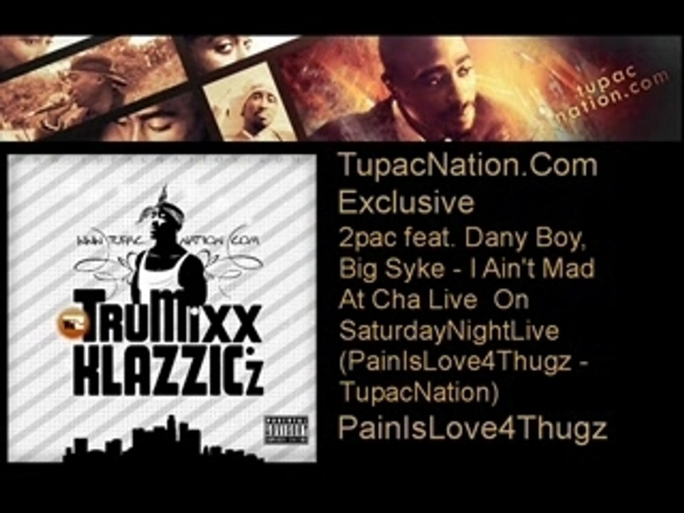 2pac feat. Dany Boy, Big Syke - I Ain't Mad At Cha Live