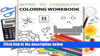 Trial New Releases  Intro to Chemistry Coloring Workbook by Sonya Writes
