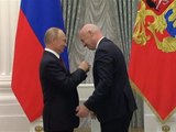 Infantino honoured with state medal by Russian president Putin