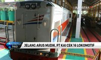 Jelang Arus Mudik, PT KAI Daop III Cirebon Cek 16 Lokomotif