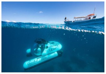 أوبر تُطلق خدمة النقل بغواصة لمستخدميها