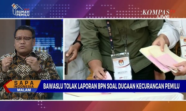 Dialog: Bawaslu Tolak Laporkan BPN Soal Dugaan Kecurangan Pemilu (2)