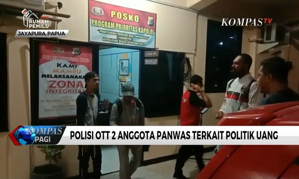 Kepolisian Tangkap 2 Anggota Panwaslu Distrik Jayapura Selatan Terkait Politik Uang