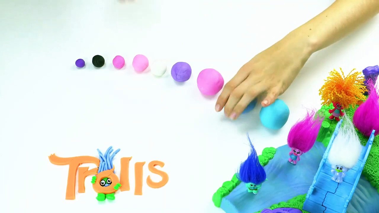 Learn How to Make A Play-Doh Trolls Logo | Trolls fll mvie | Craft Videos For Kids  Crafty Kids