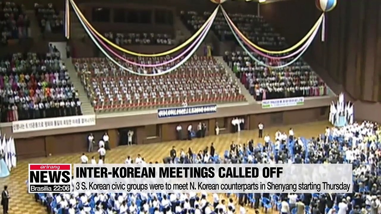 N. Korea calls off meetings with S. Korean civic groups because 'objectives were being distorted': civic group