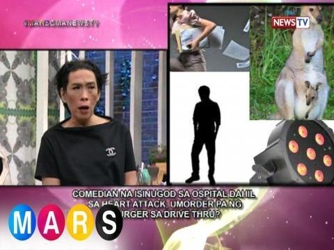 Mars: Comedian, um-order pa sa drive thru bago maisugod sa ospital! | Mars Mashadow