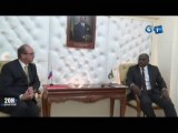 RTG/Le Ministre des affaires étrangères échange avec l’ambassadeur de la Russie au Gabon