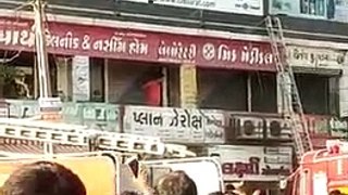 Surat Fire 19 Dead In Fire At Coaching Centre Live Video 1