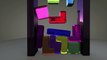 Dynamic softbody tetris jelly look Animations in cinema4d