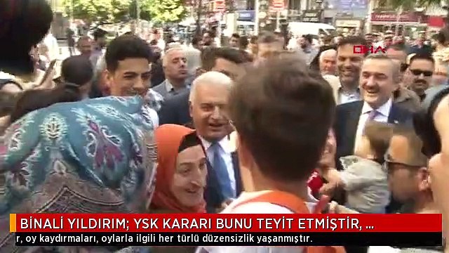 BİNALİ YILDIRIM: YSK KARARI BUNU TEYİT ETMİŞTİR, ONAYLAMIŞTIR