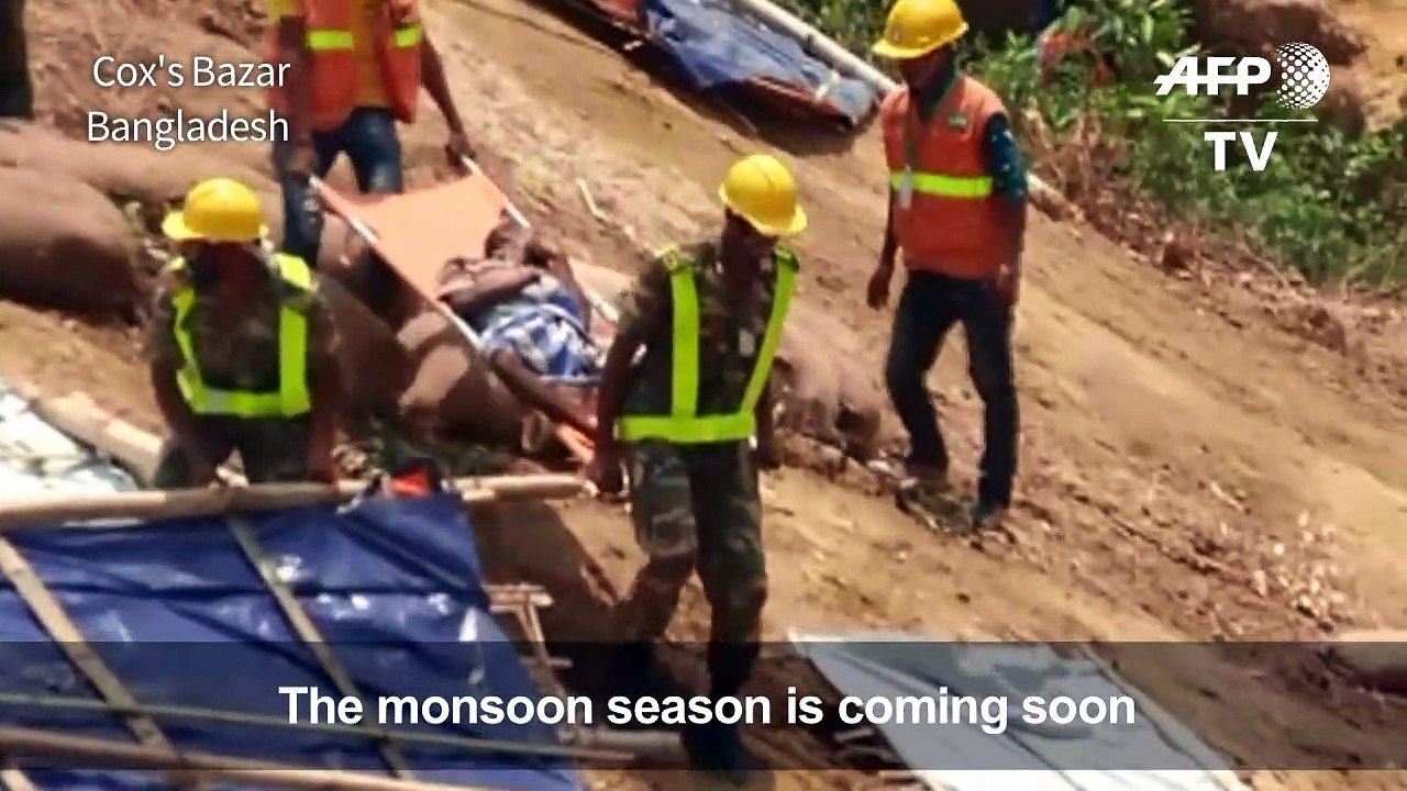 Bangladesh: Rohingya refugee camp prepares for monsoon season