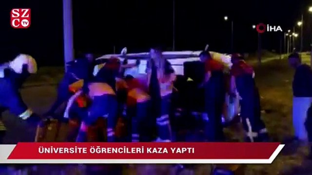 Üniversite öğrencileri kaza yaptı: Ölü ve yaralılar var