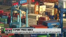 S. Korea’s terms of trade worsen for 17th consecutive month in April