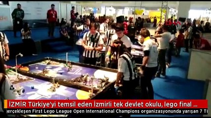 İZMİR Türkiye'yi temsil eden İzmirli tek devlet okulu, lego final turnuvasında