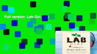 Full version  Lab Girl  Review