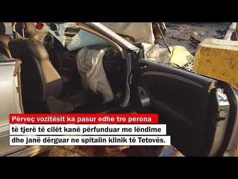 Aksident trafiku në magjistralen Tetovë Gostivar, një viktimë dhe disa të lënduar