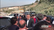 Report TV - Mbyllen furrat e gëlqeres në malin e Krujës, ministri Klosi debat me pronarët
