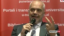 Report TV -Rama kritika të forta rektorit të Tiranës: S'ka bërë detyrën, mund ta shkarkojmë