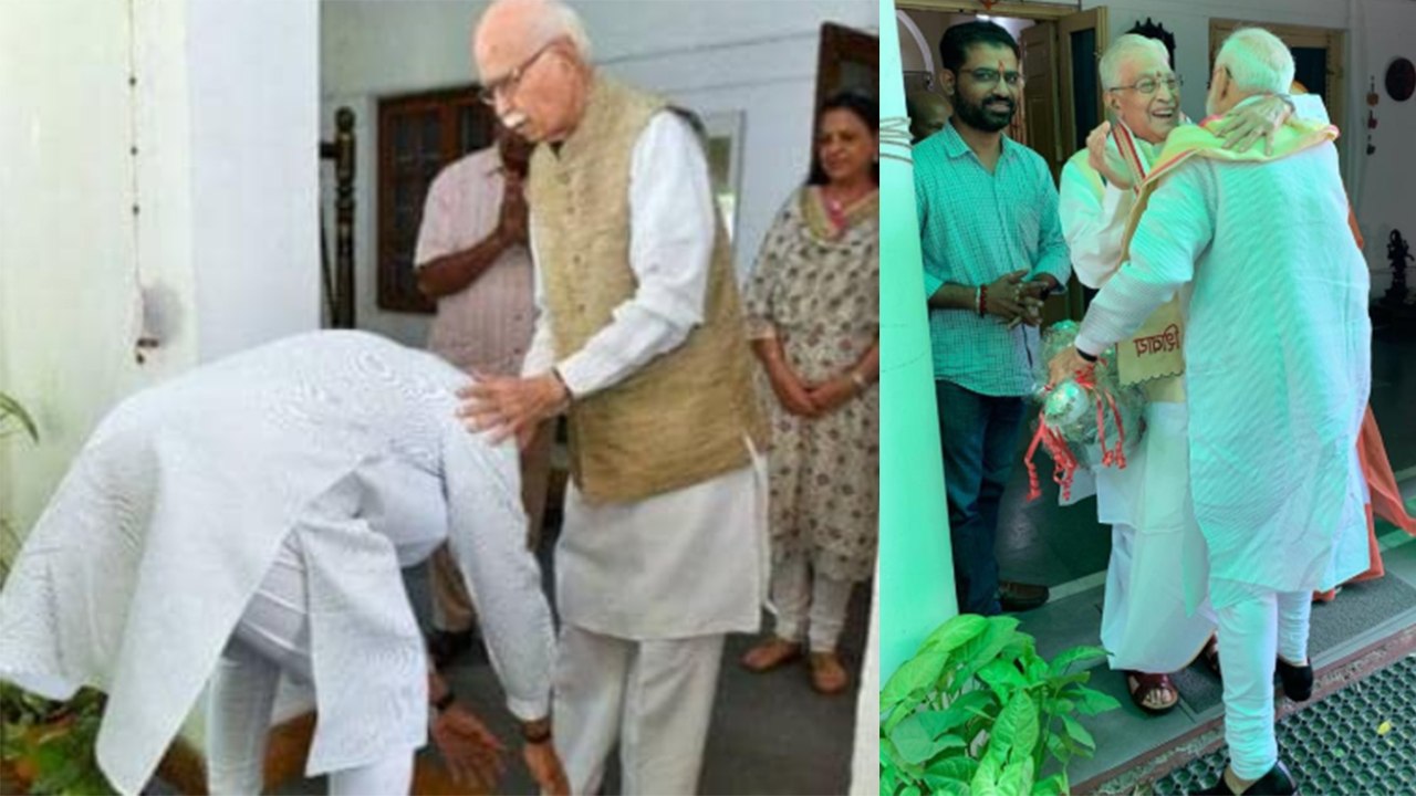 Lok Sabha Election Result के बाद PM Modi ने पैर छूकर लिया LK Advani से आशीर्वाद | वनइंडिया हिंदी