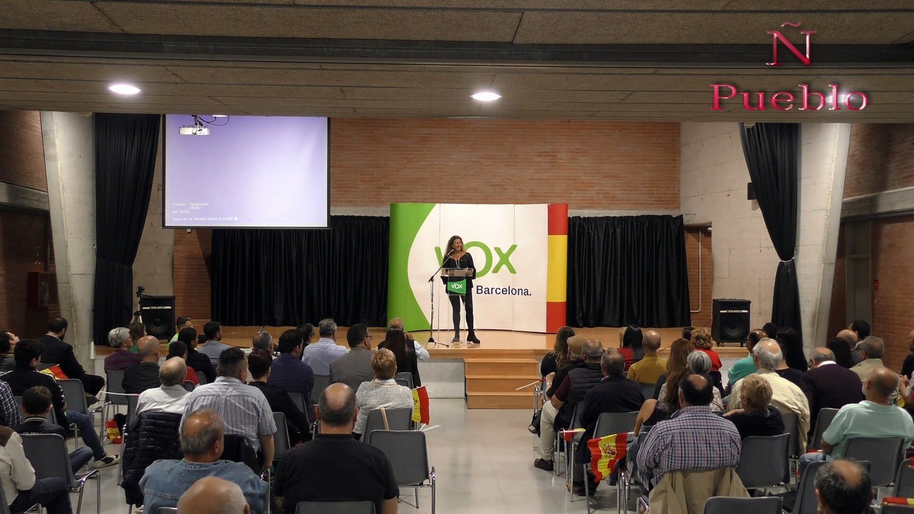 Mitin central de campaña de VOX con sus 9 alcaldables del Vallés Occidental (Barcelona)