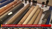 Dünyanın en büyük adliyesi olan Kartal Anadolu Adalet Sarayı'nda 2019 yılı içerisinde adliye...