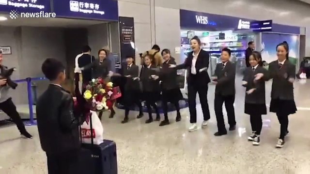 Street vendor boy, 12, who speaks a dozen languages sent to school in China by wealthy benefactor