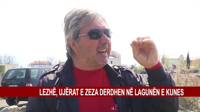 LEZHË, UJËRAT E ZEZA DERDHEN NË LAGUNËN E KUNES