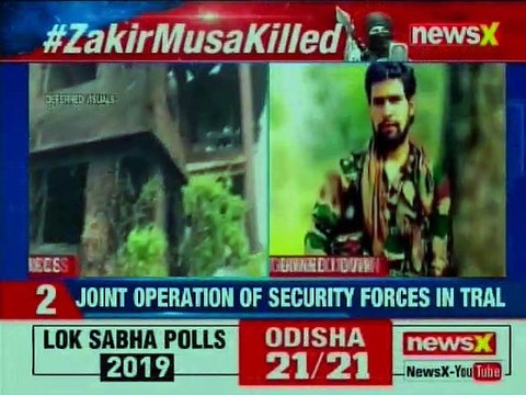 Jammu Kashmir Pulwama encounter: Zakir Musa's body recovered in Tral of Pulwama district