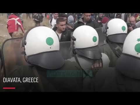 Sërish tensione në Greqi, emigrantët përleshen me policinë - News, Lajme - Vizion Plus
