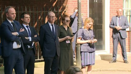 Tearful May announces she will step down on June 7th