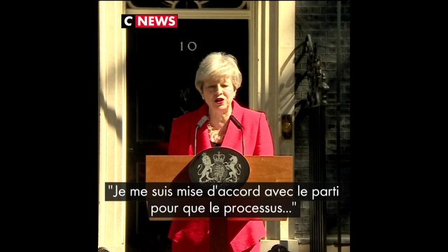 La Première ministre britannique Theresa May annonce sa démission