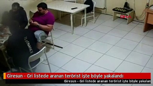 Giresun - Gri listede aranan terörist işte böyle yakalandı
