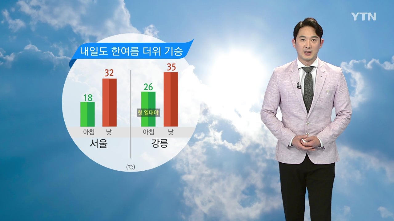 [날씨] 동해안 밤사이 올해 첫 열대야...때이른 더위 일요일까지 이어져 / YTN