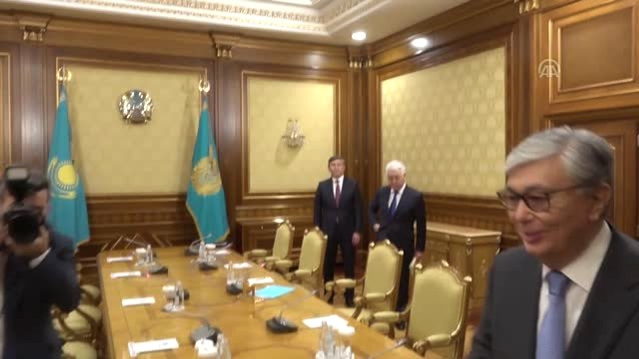 Çavuşoğlu, Kazakistan Devlet Başkanı Tokayev ile görüştü - NUR