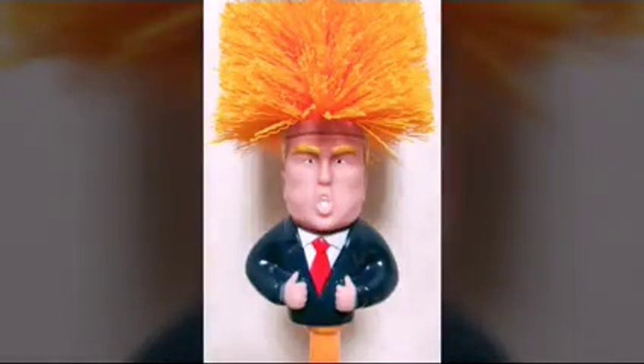 China made Trump toilet brush