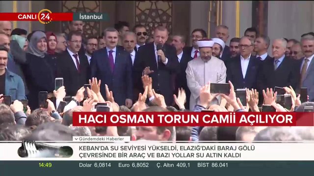 Hacı Osman Torun Camii açılışı