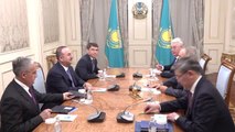 Çavuşoğlu, Nursultan Nazarbayev ile görüştü - NUR
