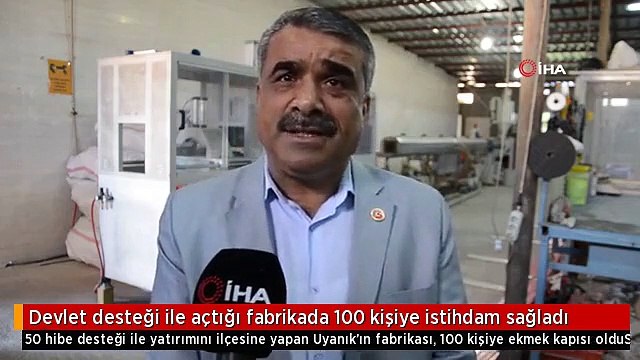 Devlet desteği ile açtığı fabrikada 100 kişiye istihdam sağladı
