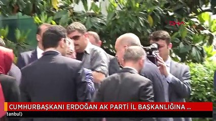CUMHURBAŞKANI ERDOĞAN AK PARTİ İL BAŞKANLIĞINA GELDİ