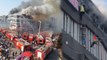 सूरत: इमारत में लगी भीषण आग, 15 की मौत, जान बचाने के लिए बिल्डिंग से कूदे लोग
