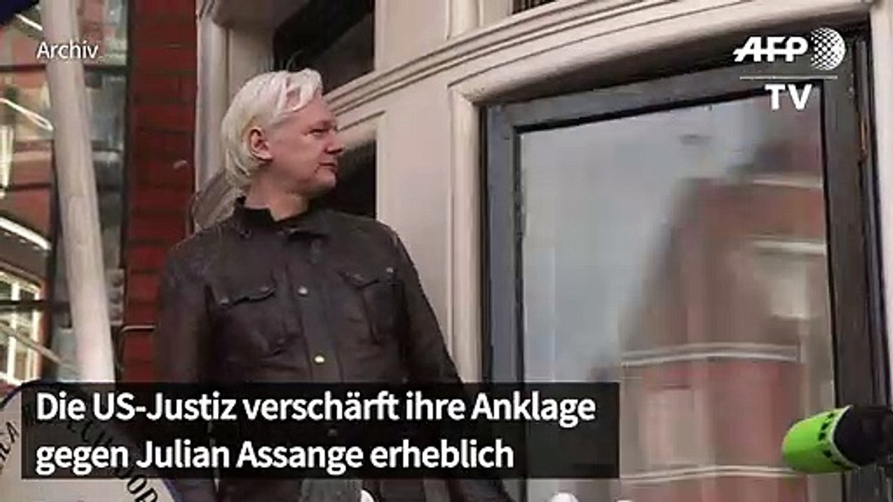 US-Justiz verschärft Anklage gegen Assange