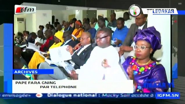 Xibaar yi de la Tfm du vendredi 24 mai 2019 : Dialogue Nationale