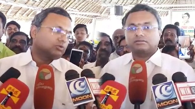 Lok sabha results | இளைஞர்களுக்கு வேலை வாய்ப்பை தருவது முதல் பணி: கார்த்தி சிதம்பரம்