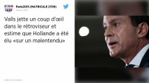 « Hollande a été élu sur un malentendu » : dans une interview, Manuel Valls s’en prend à l’ex-président