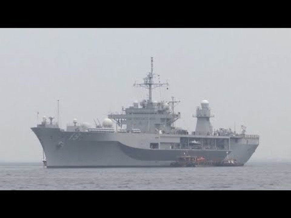 US navy ship in Manila after South China Sea visit