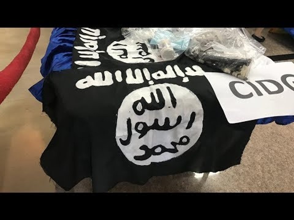 ISIS flags seized from armed group in Cagayan